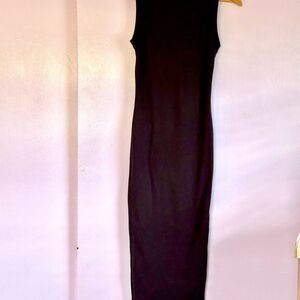 Forever 21 Black Mock Turtleneck Maxi Dress